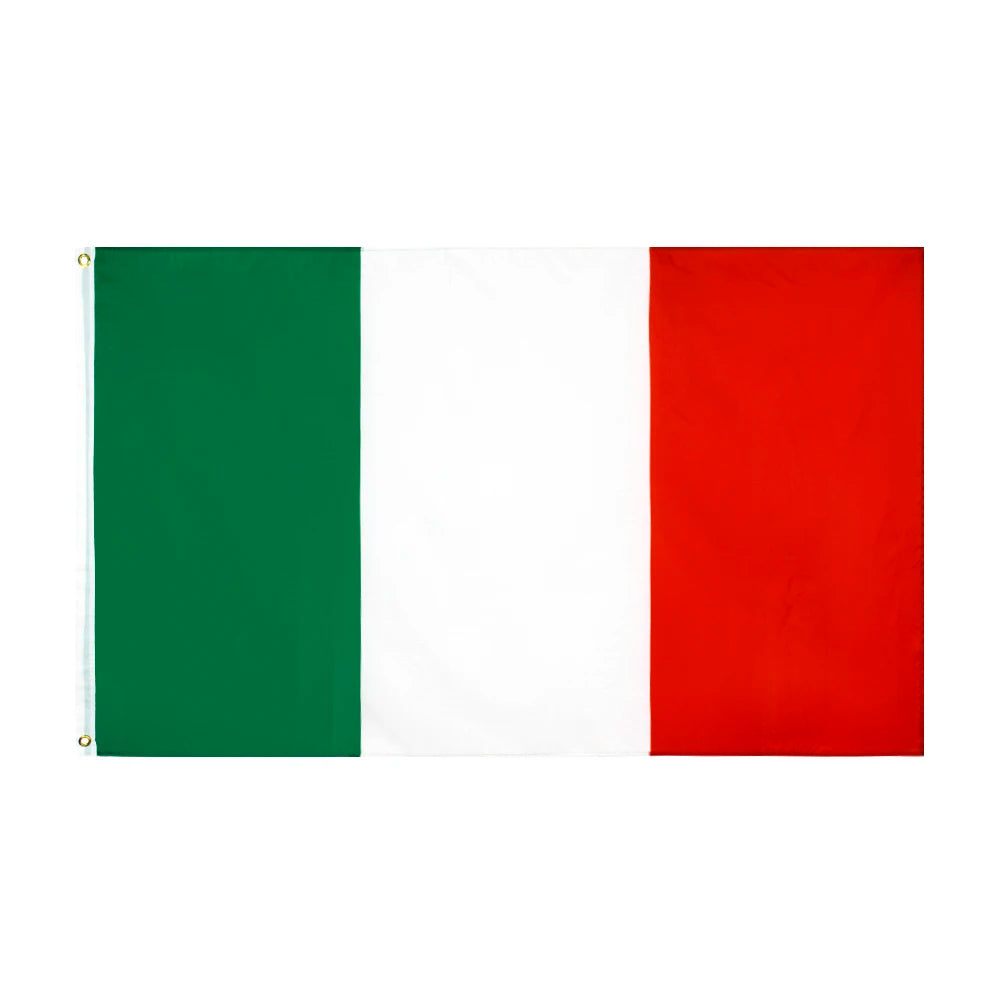 LeaFLAG ITALY Flag 90x150cm hanging polyester green white red Italy italian flag for Festival Home Decoration