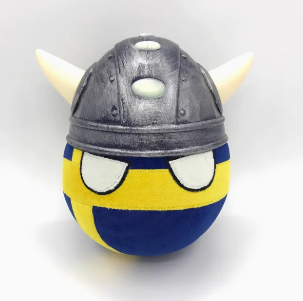 Countryball Plush Toy – International Flags (20 cm)