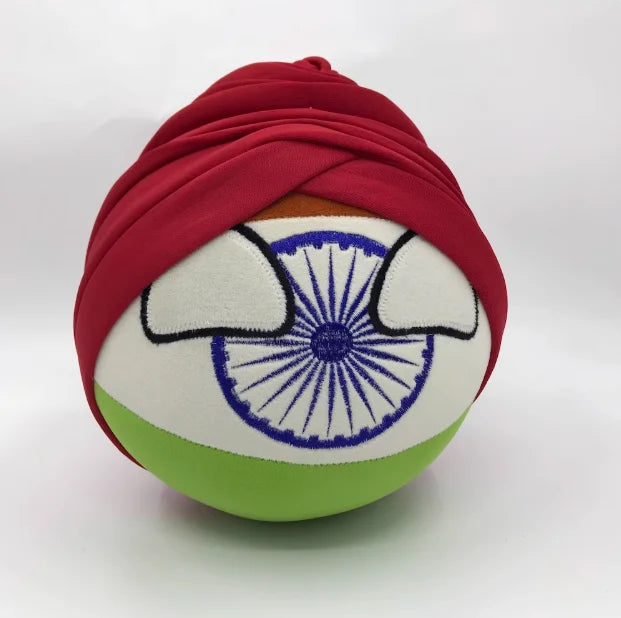 Countryball Plush Toy – International Flags (20 cm)