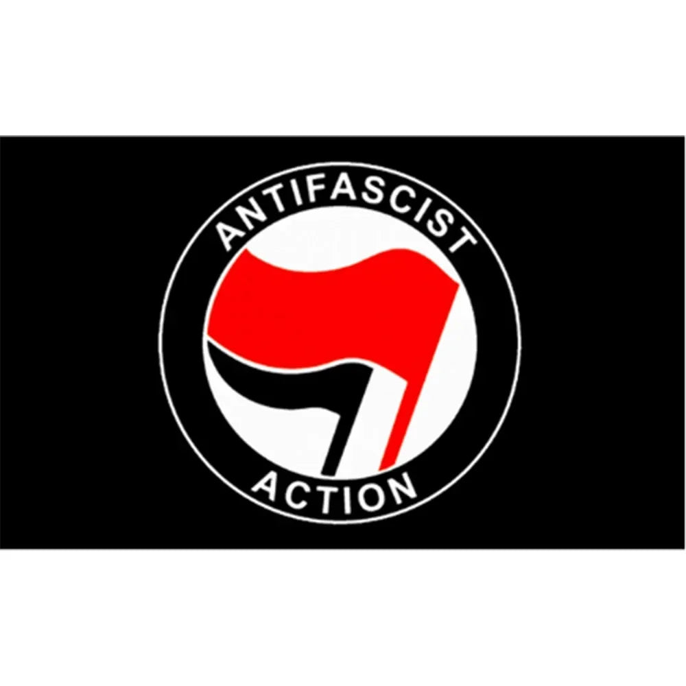 90X150CM  Antifascist Action Flag  Anti-Racism Flag For Decoration